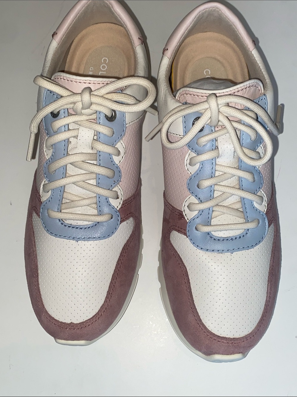 NIB Cole Haan Grand Crosscourt Sneaker in Pink Multi Size 8B